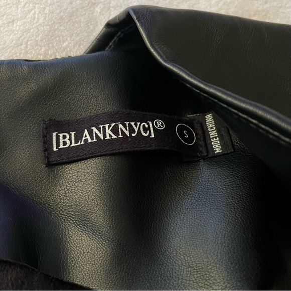 Blank NYC Tressa Black Faux Leather Jumpsuit - Picture 5 of 9